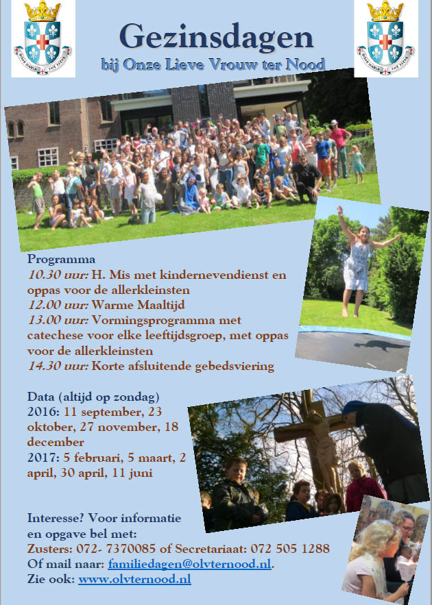 gezinsdagenonzelievevrouwternoodheiloo2016nieuw R.K. Parochie H. Maria Sterre der Zee